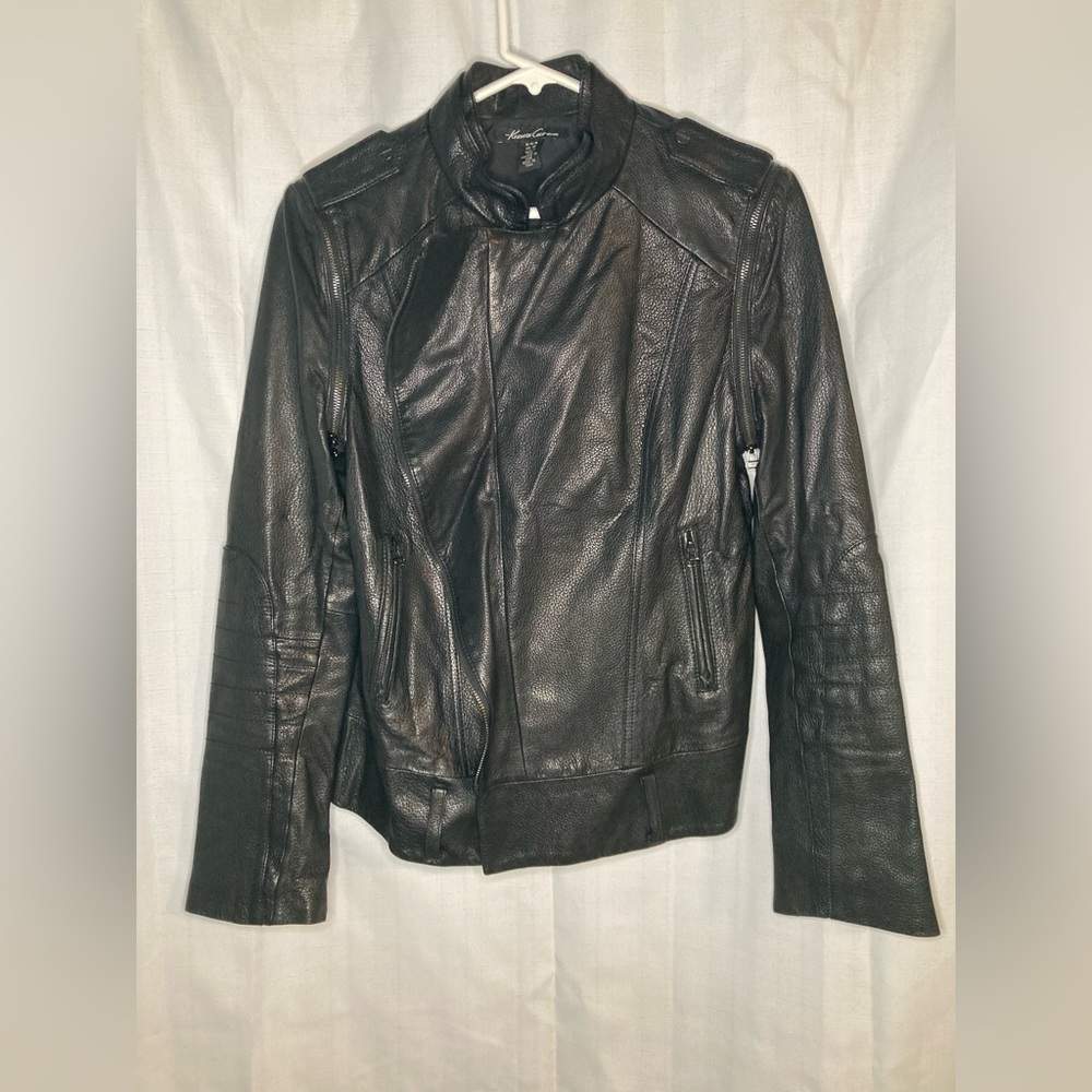 Kenneth Cole New York Womens Size 6 Genuine Leather Jacket NWOT